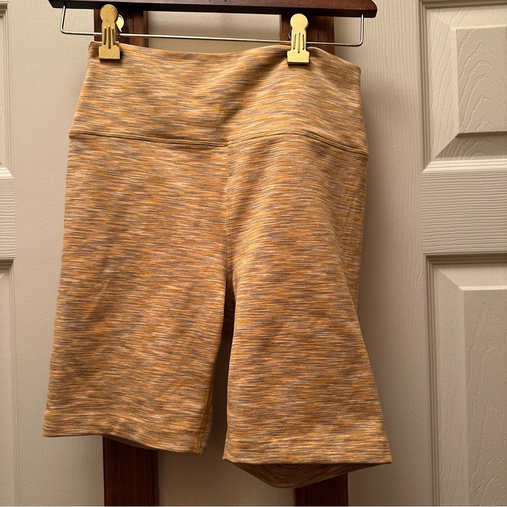 Outdoor Voices Yellow Bike Shorts